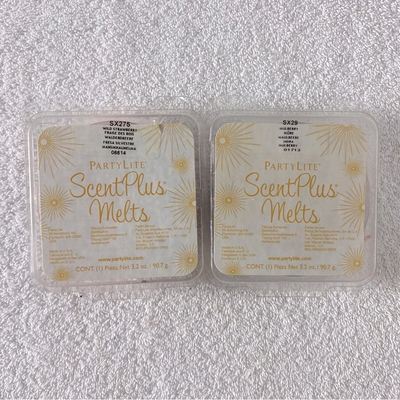 PartyLite ScentPlus Wax Melts Wild Strawberry & Mulberry - Picture 1 of 6
